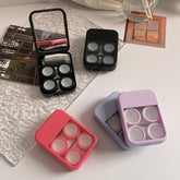 Estuche para lentes de contacto de colores estilo American Ins